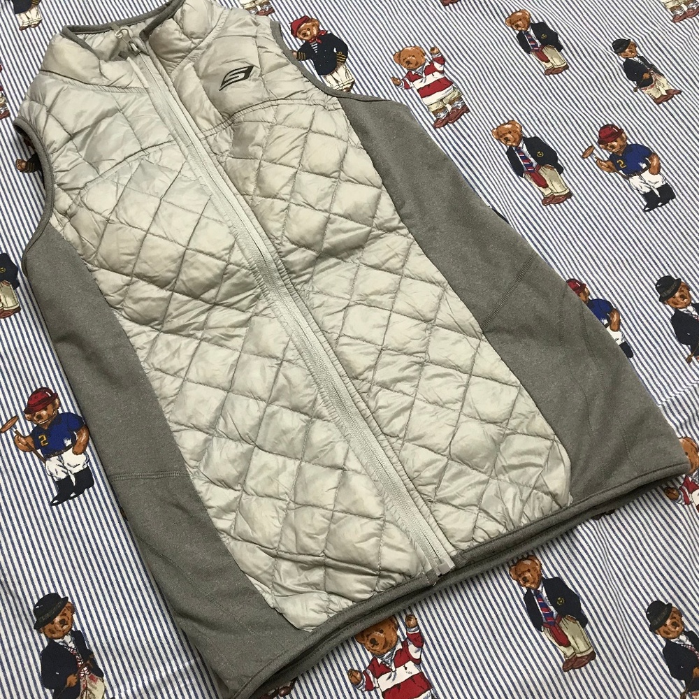 Skechers Performance Down Vest Quilted Grey Medium